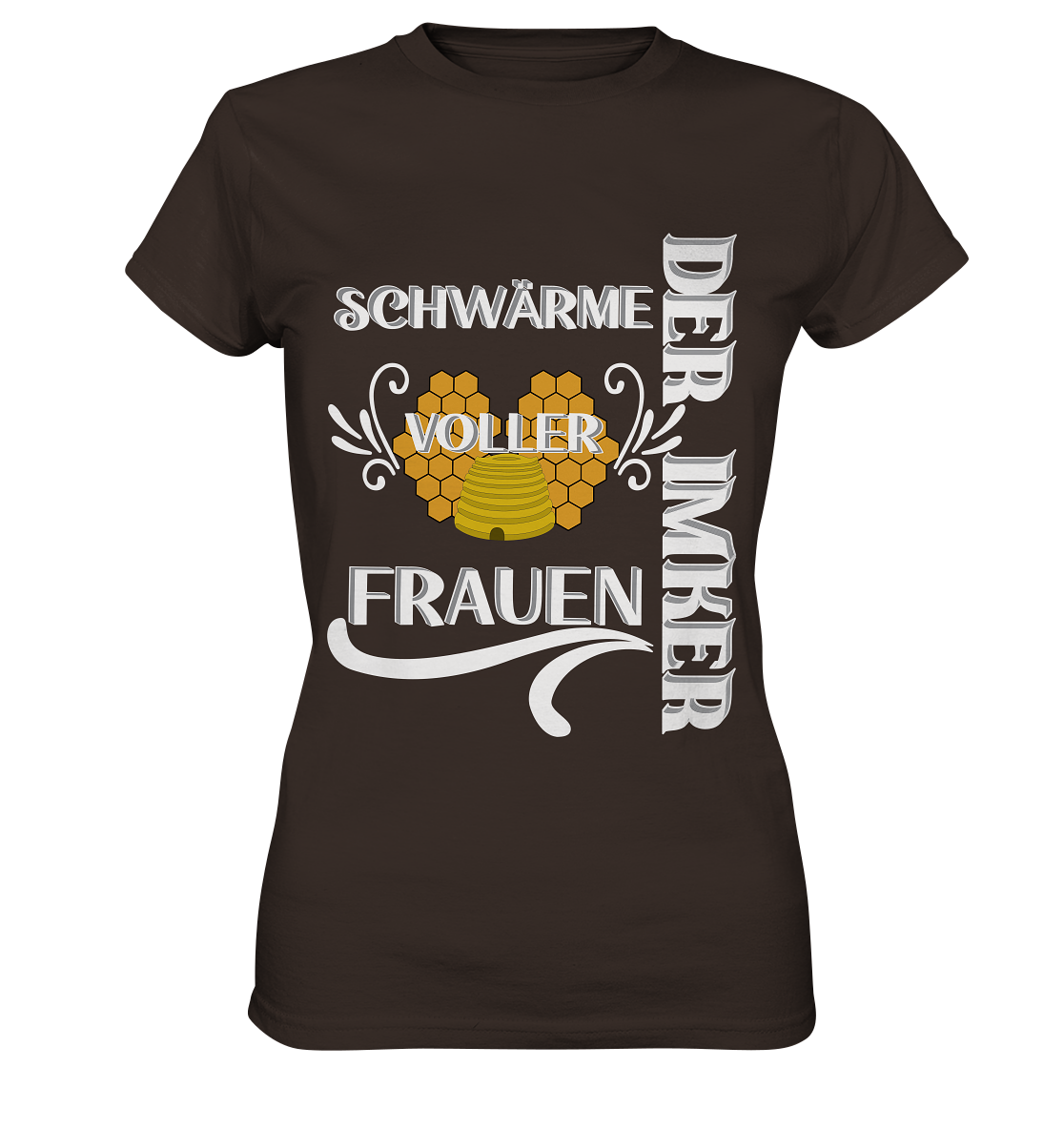 Der Imker, schwärme voller Frauen, Imkerei, Helden, Helles Motiv - Ladies Premium Shirt