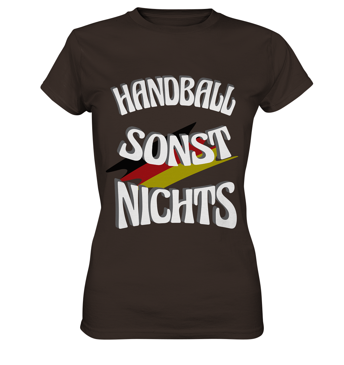 Handball sonst Nichts, mit Leib und Seele Fan, Handballfans - Ladies Premium Shirt