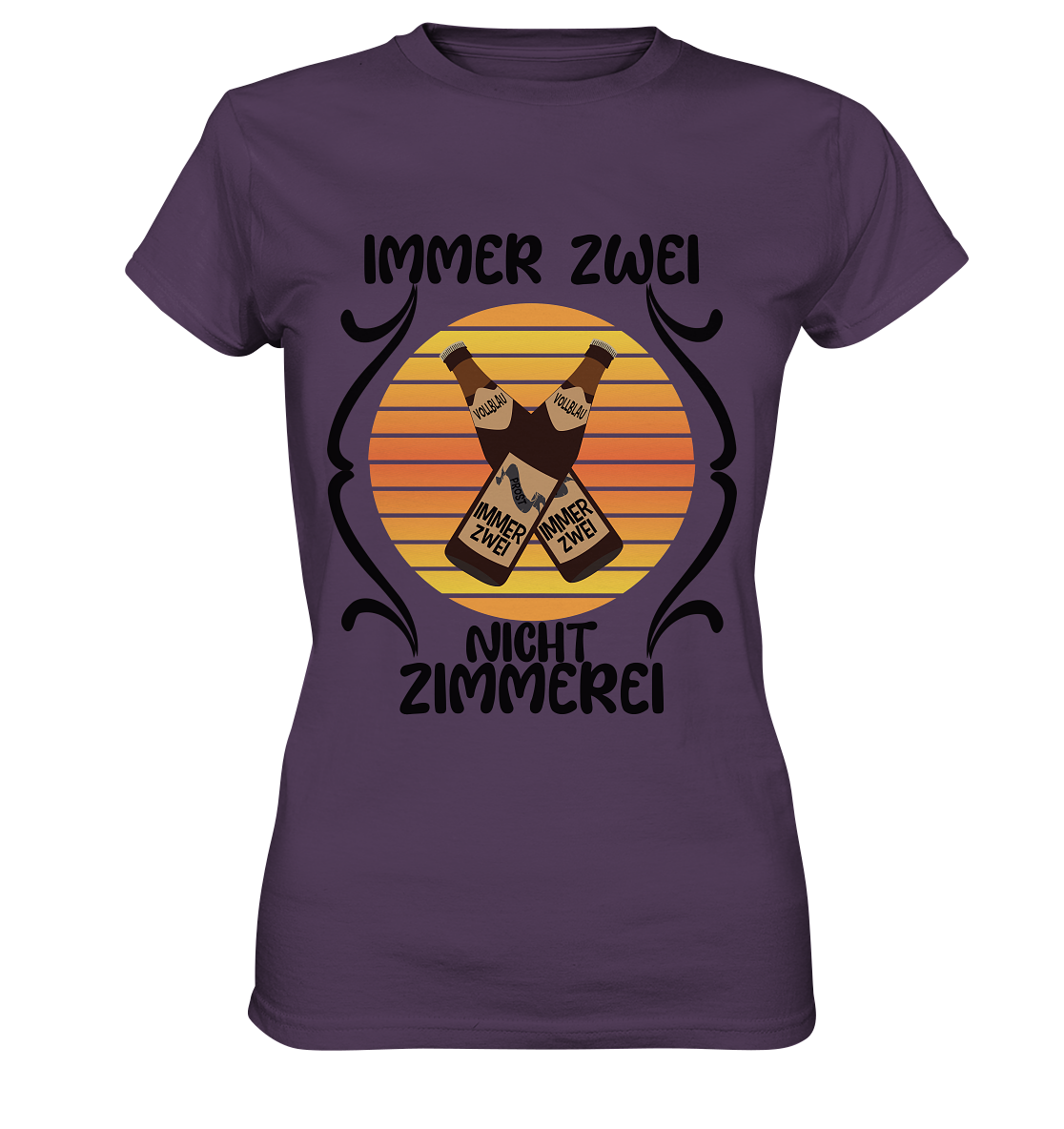 Immer Zwei, Nicht Zimmerei, witziges für den Alltag - Ladies Premium Shirt