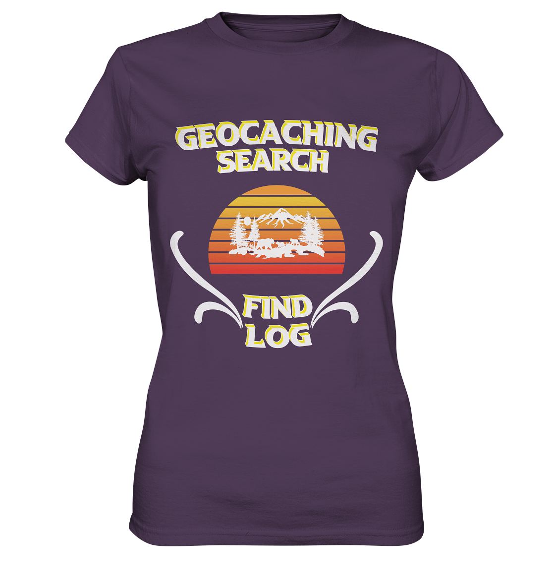 Geocaching, Suchen, Finden und Log, Geocache - Ladies Premium Shirt