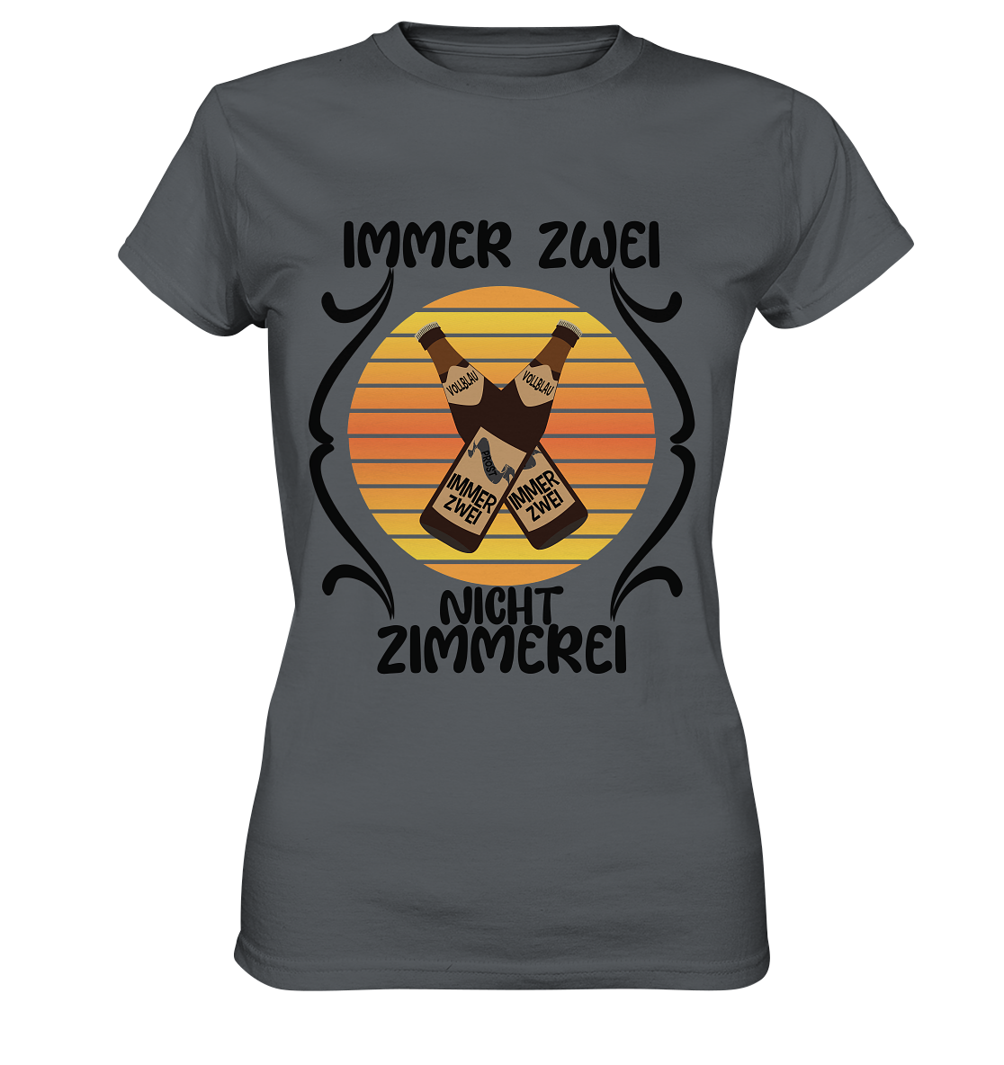 Immer Zwei, Nicht Zimmerei, witziges für den Alltag - Ladies Premium Shirt