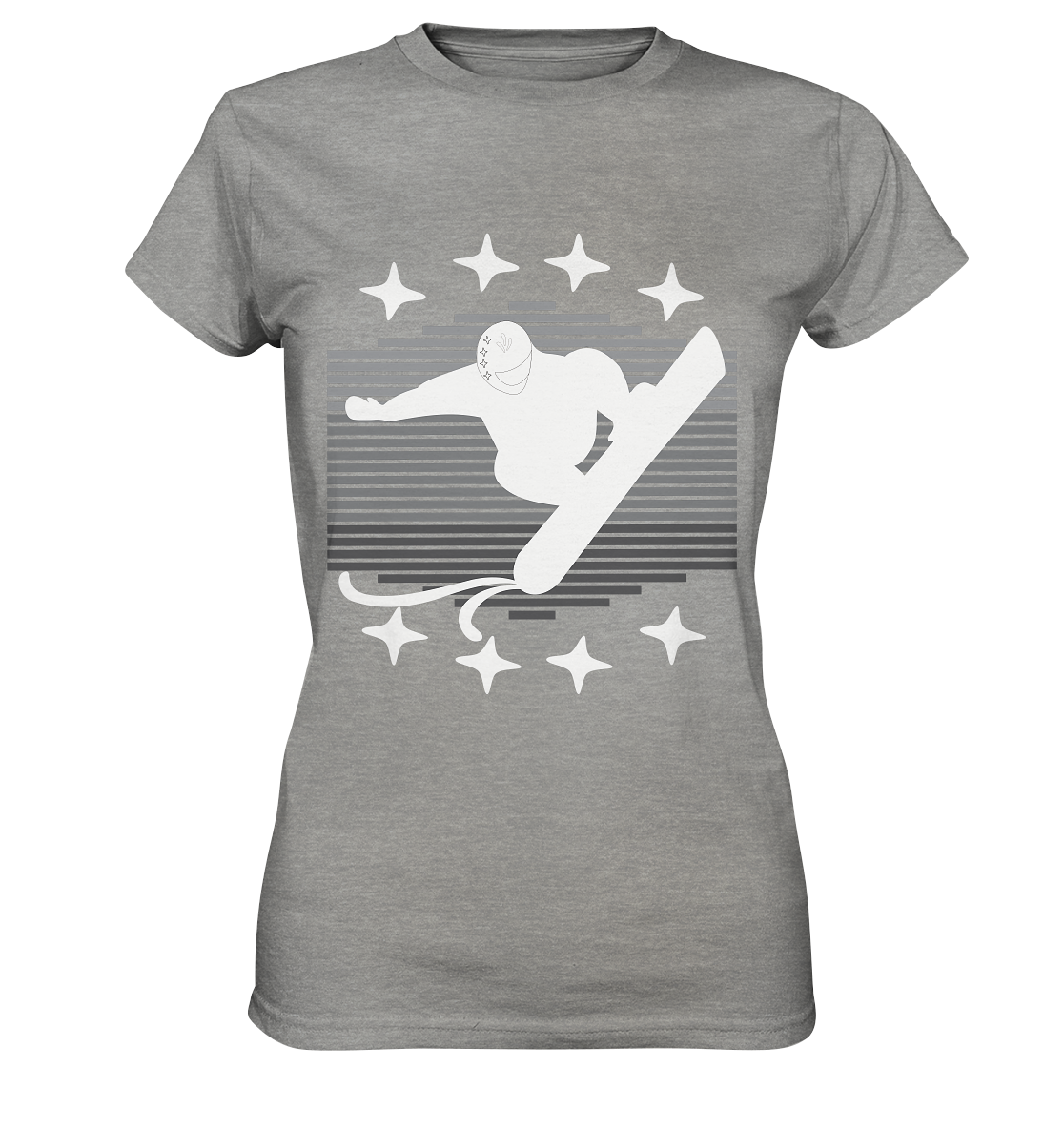 Snowboarder, Apres- Ski, Party danach, Piste - Ladies Premium Shirt