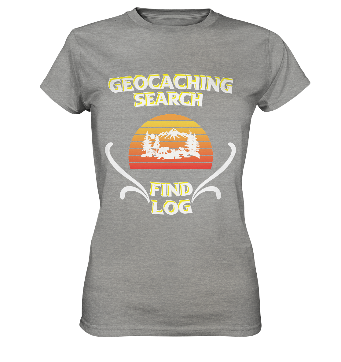 Geocaching, Suchen, Finden und Log, Geocache - Ladies Premium Shirt