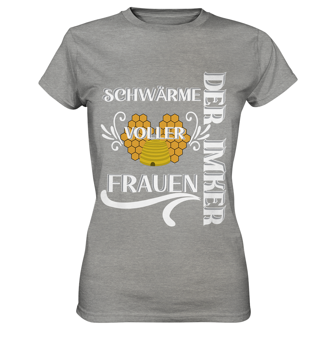 Der Imker, schwärme voller Frauen, Imkerei, Helden, Helles Motiv - Ladies Premium Shirt