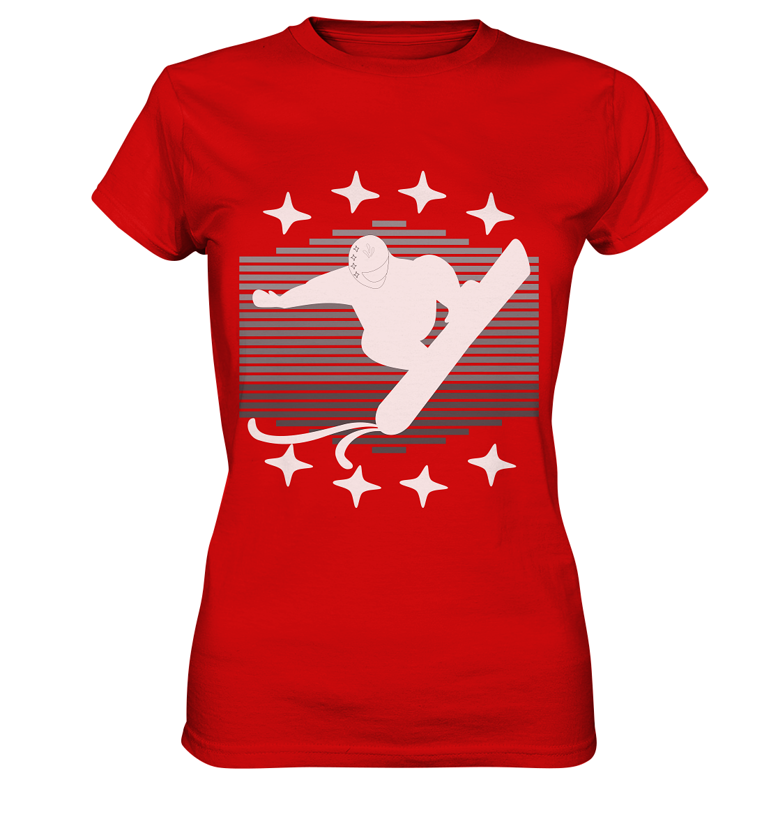 Snowboarder, Apres- Ski, Party danach, Piste - Ladies Premium Shirt