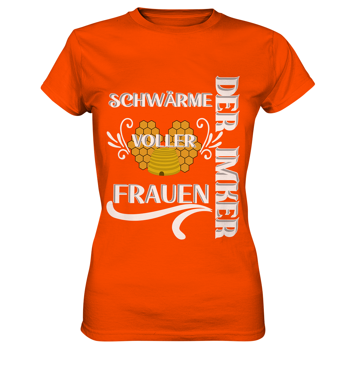 Der Imker, schwärme voller Frauen, Imkerei, Helden, Helles Motiv - Ladies Premium Shirt