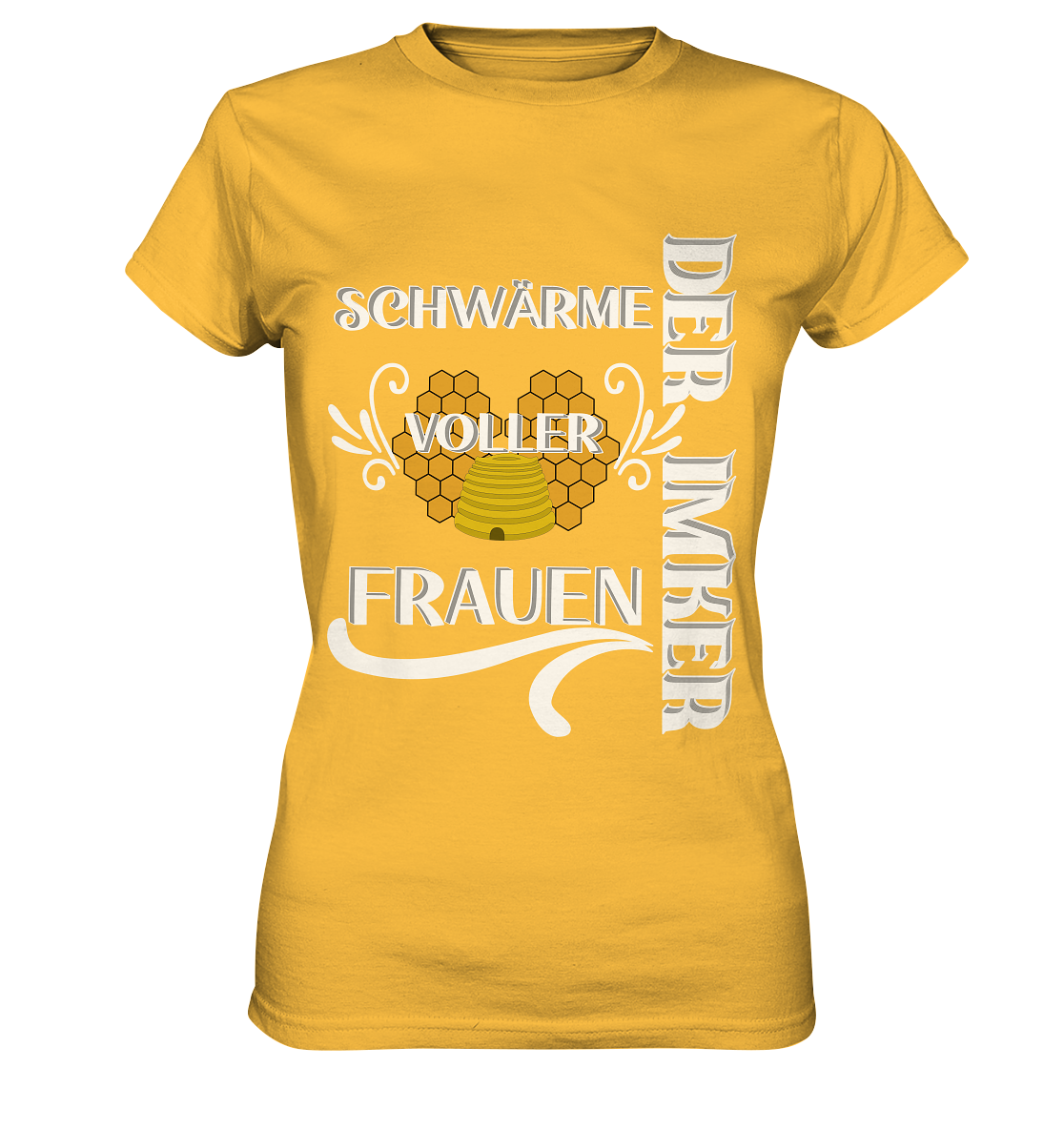 Der Imker, schwärme voller Frauen, Imkerei, Helden, Helles Motiv - Ladies Premium Shirt