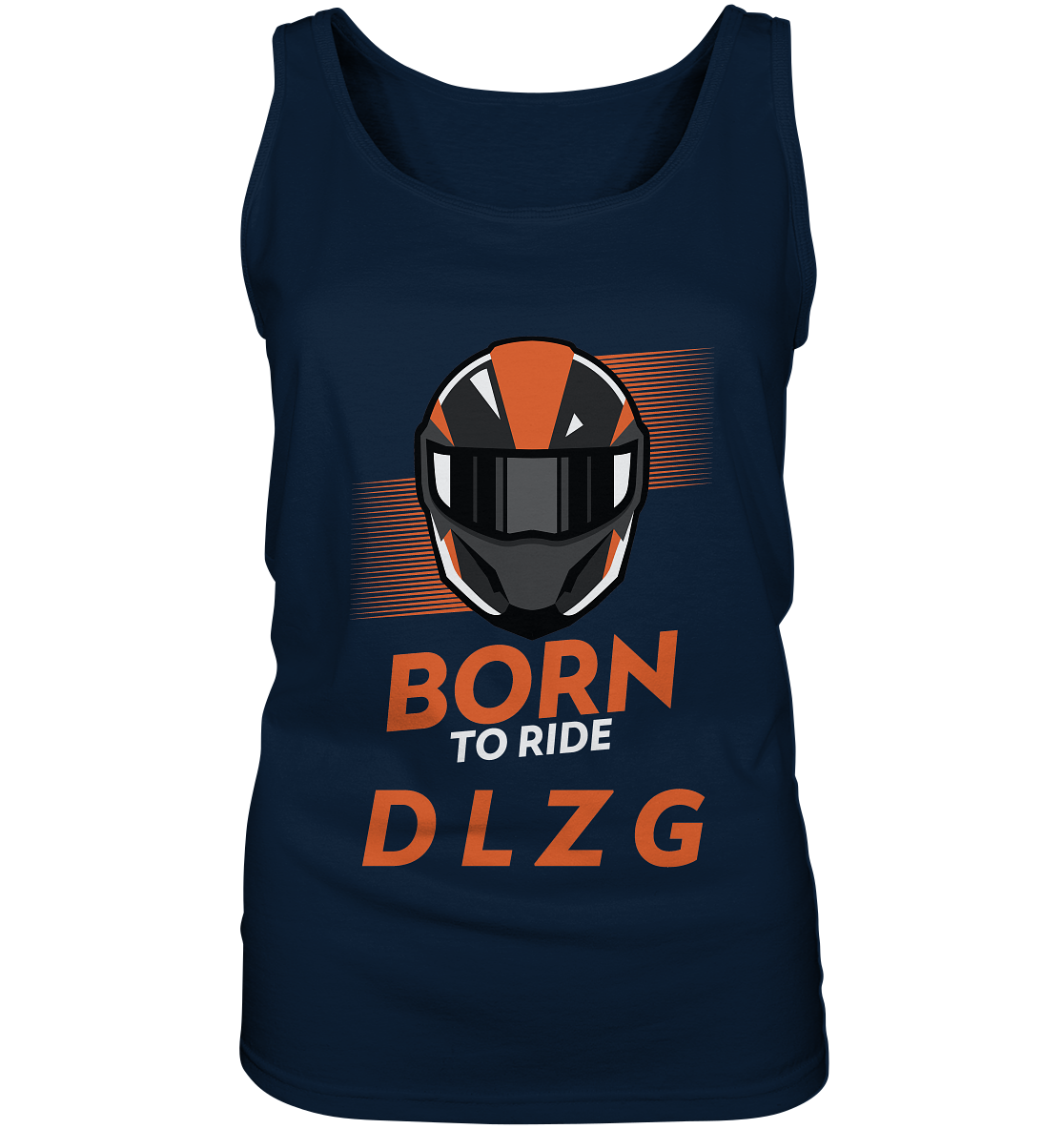 DLzG "Born to Ride" Fun Motiv- Damen Tanktop
