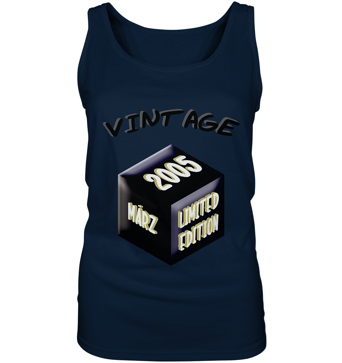 Vintage 2005 MÄRZ Limited Edition, Geschenk zum 18 - Ladies Tank-Top