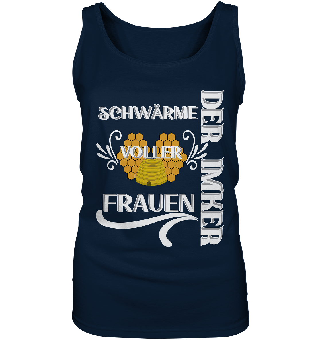 Der Imker, schwärme voller Frauen, Imkerei, Helden, Helles Motiv - Ladies Tank-Top