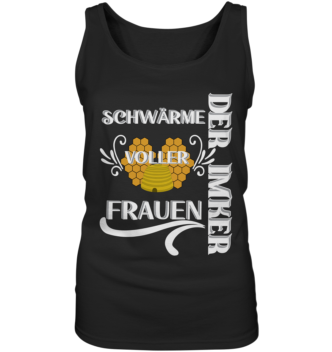Der Imker, schwärme voller Frauen, Imkerei, Helden, Helles Motiv - Ladies Tank-Top