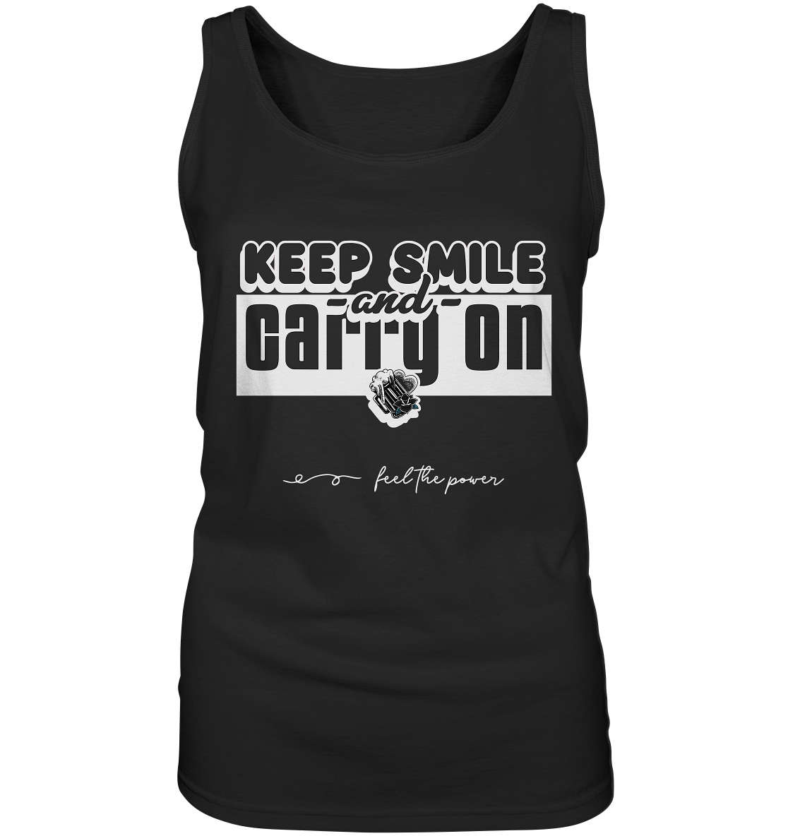 Keep Smile | Damen Tank-Top