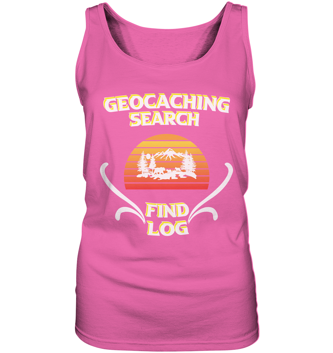 Geocaching, Suchen, Finden und Log, Geocache - Ladies Tank-Top