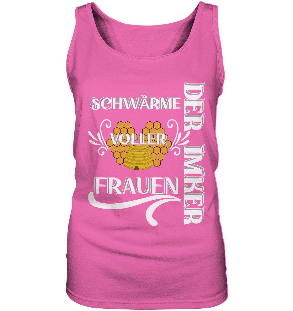 Der Imker, schwärme voller Frauen, Imkerei, Helden, Helles Motiv - Ladies Tank-Top