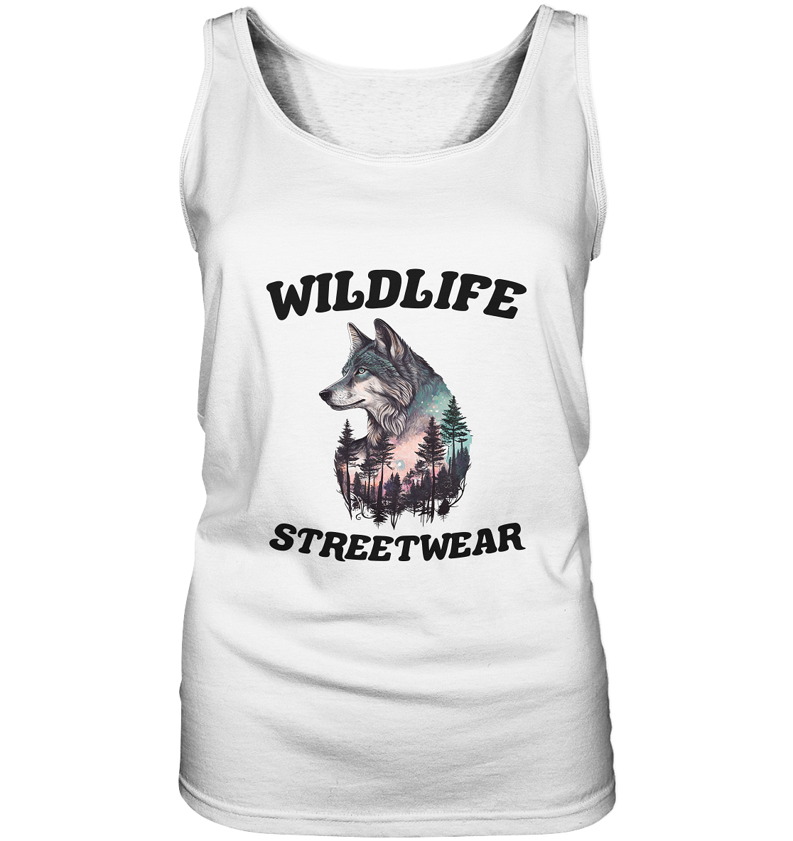 Streetwear Wildlife Design - Ladies Tank-Top