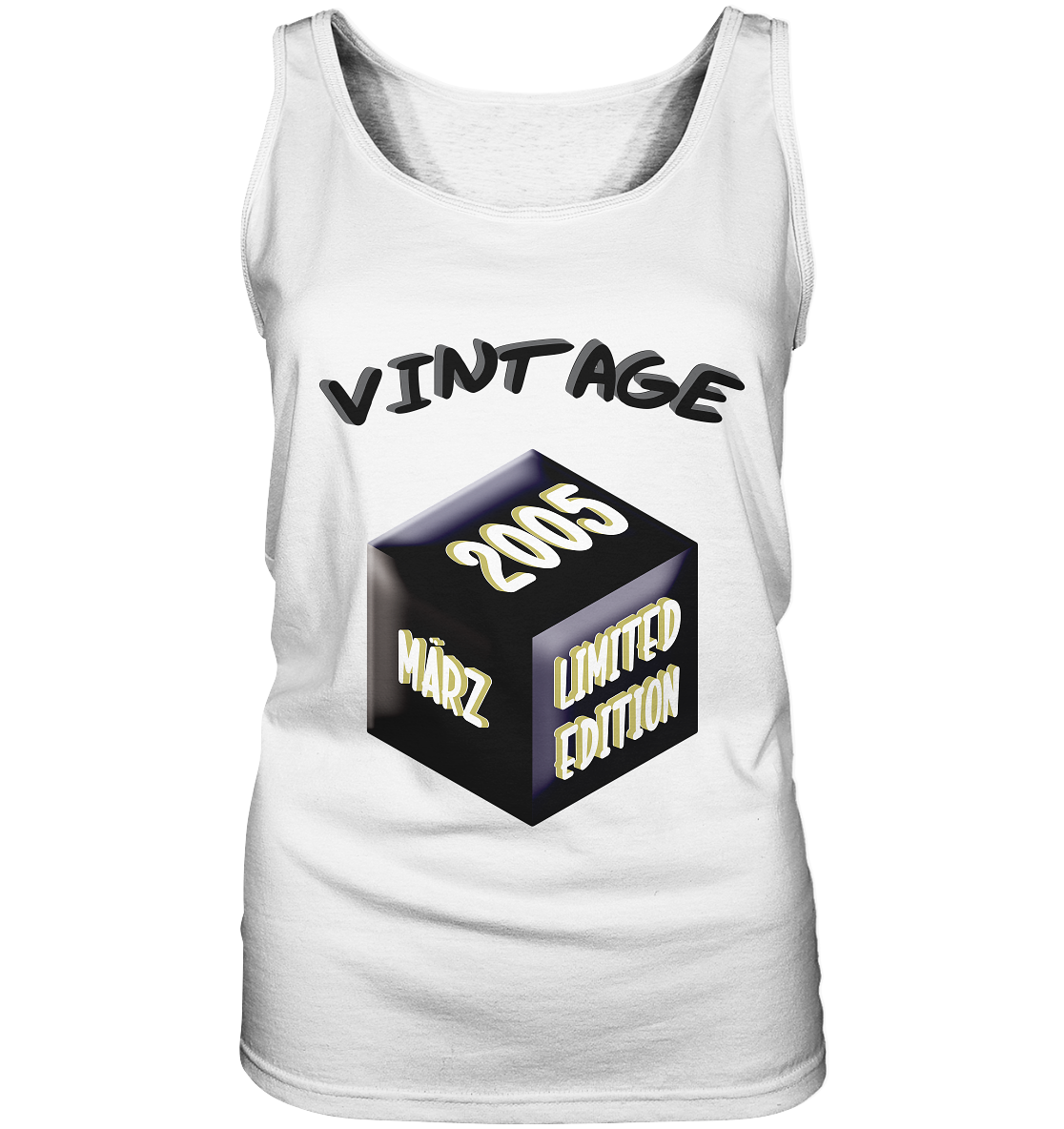 Vintage 2005 MÄRZ Limited Edition, Geschenk zum 18 - Ladies Tank-Top
