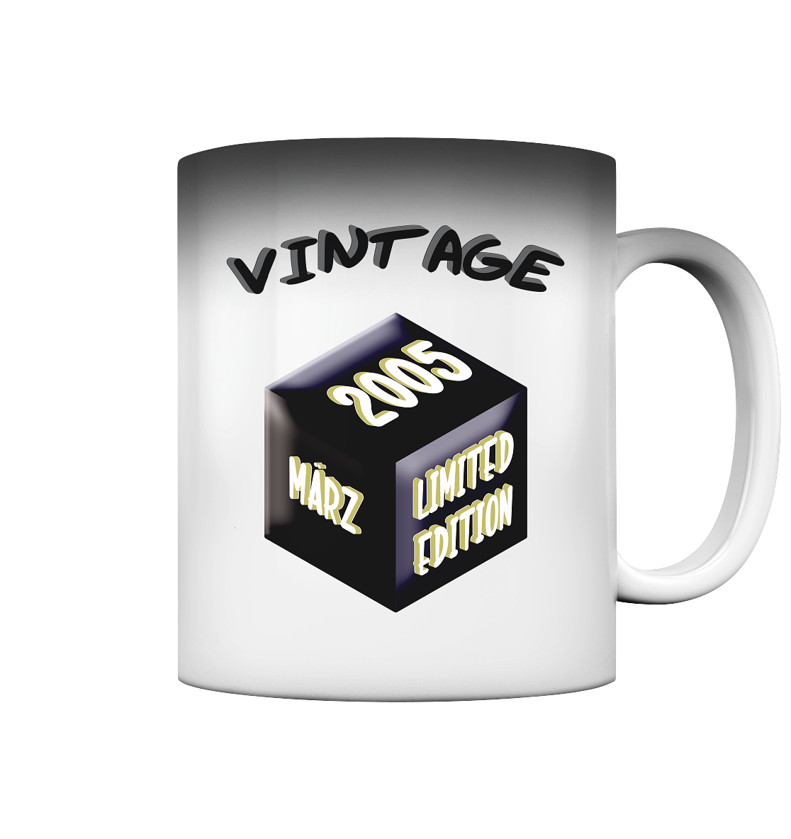 Vintage 2005 MÄRZ Limited Edition, Geschenk zum 18 - Magic Mug