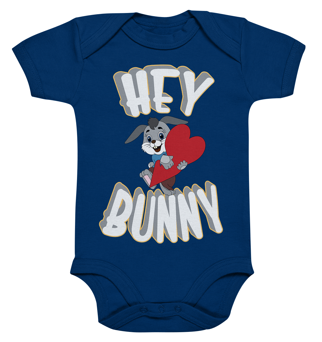 Hey Bunny, Valentine, Valentinstag am 14. Februar, Geschenkideen - Organic Baby Bodysuite