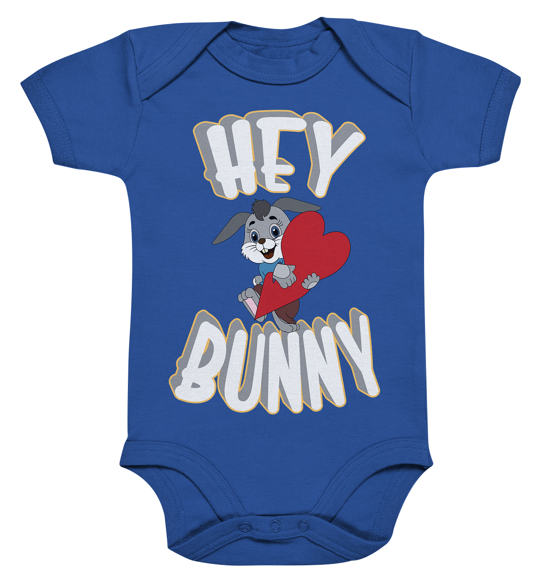 Hey Bunny, Valentine, Valentinstag am 14. Februar, Geschenkideen - Organic Baby Bodysuite
