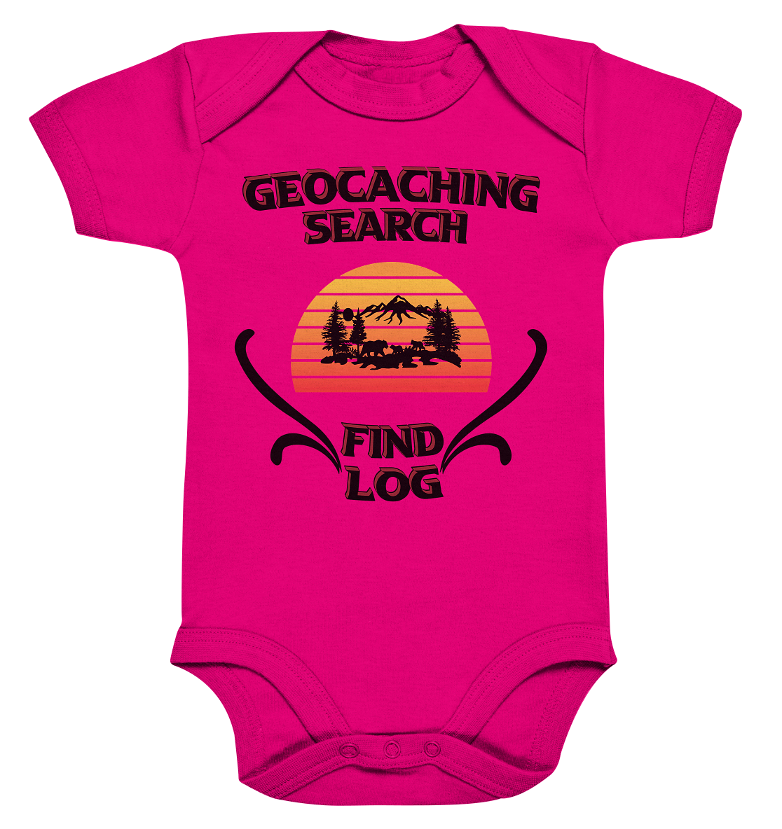 Geocaching, Suchen, Finden und Log, Geocaches - Organic Baby Bodysuite