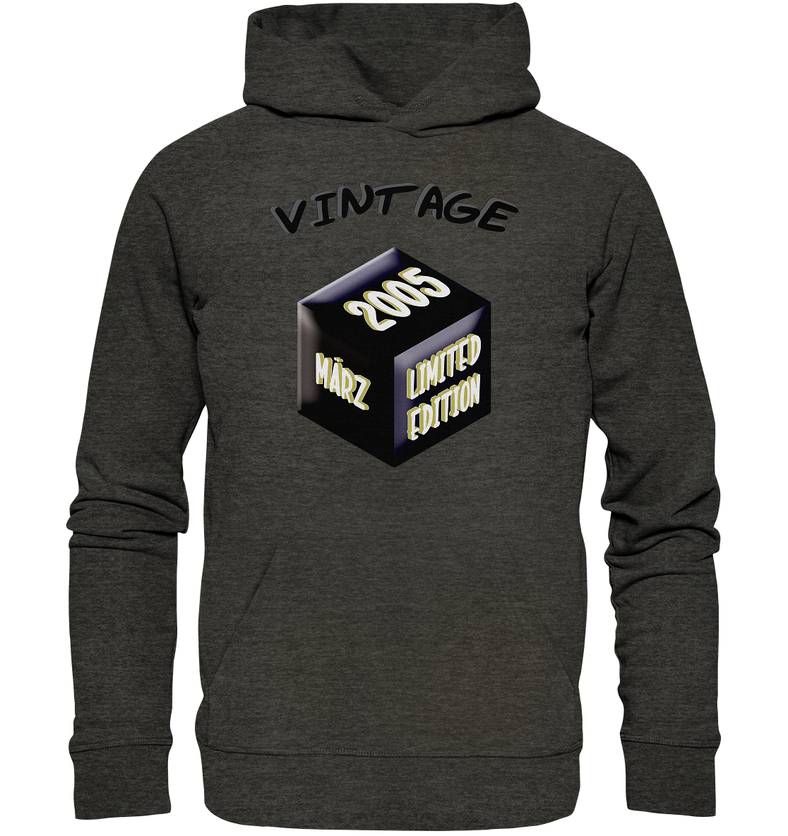 Vintage 2005 MÄRZ Limited Edition, Geschenk zum 18 - Organic Basic Hoodie