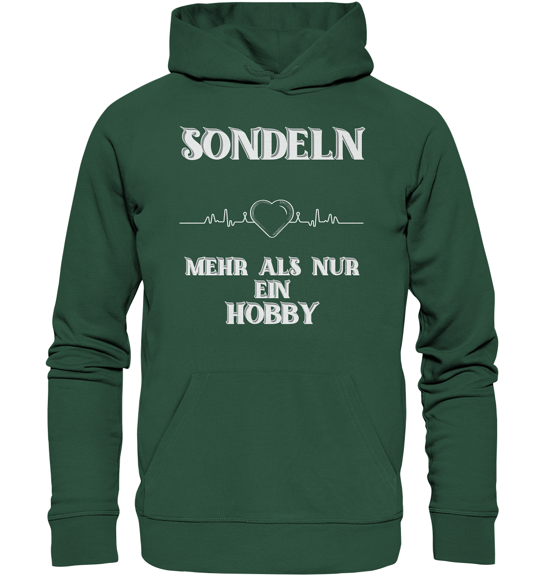 SONDELN- MEHR ALS NUR EIN HOBBY, Streetwear, Freizeitlook, Statement - Organic Basic Hoodie