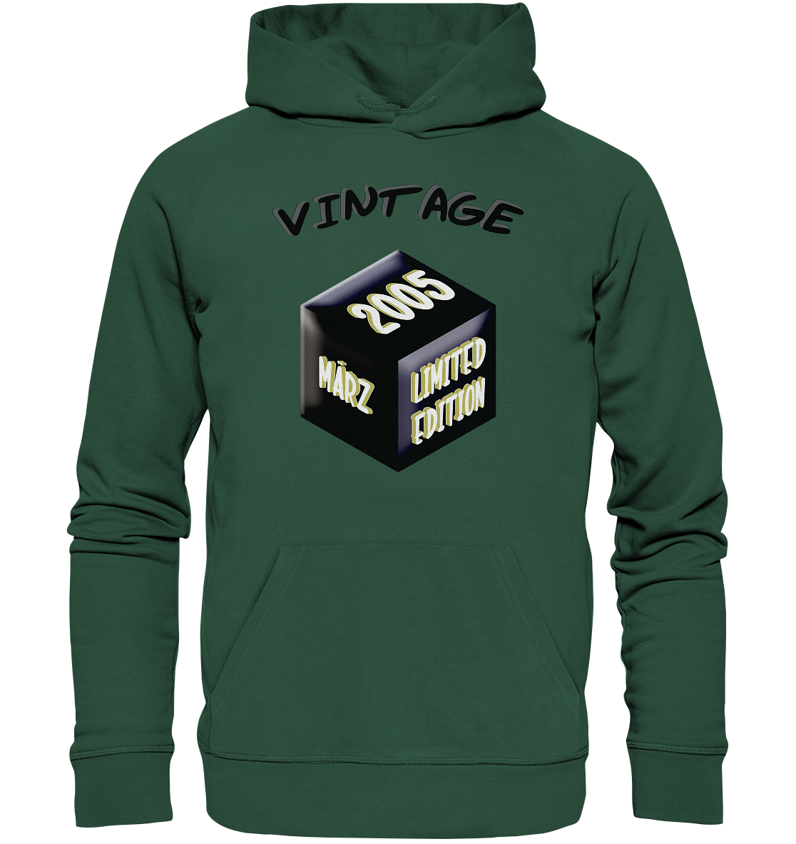 Vintage 2005 MÄRZ Limited Edition, Geschenk zum 18 - Organic Basic Hoodie