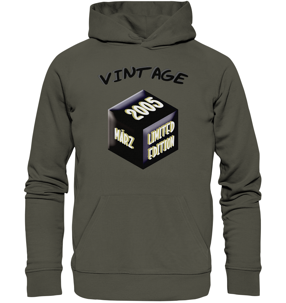 Vintage 2005 MÄRZ Limited Edition, Geschenk zum 18 - Organic Basic Hoodie