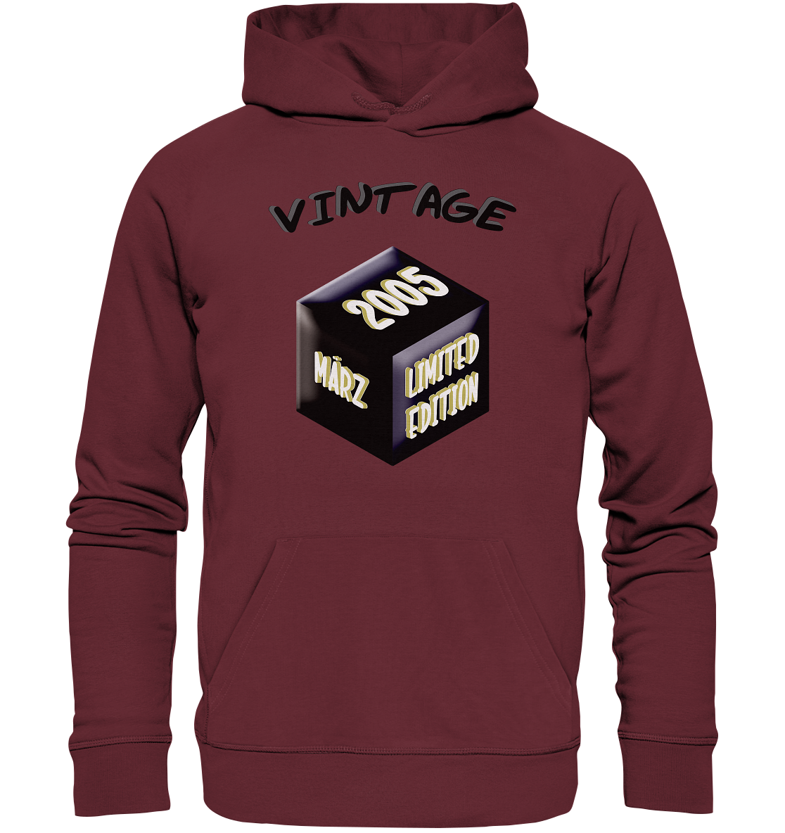 Vintage 2005 MÄRZ Limited Edition, Geschenk zum 18 - Organic Basic Hoodie