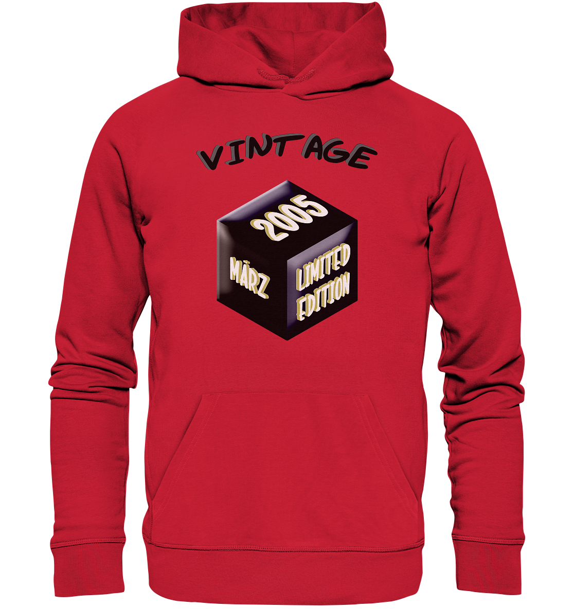 Vintage 2005 MÄRZ Limited Edition, Geschenk zum 18 - Organic Basic Hoodie