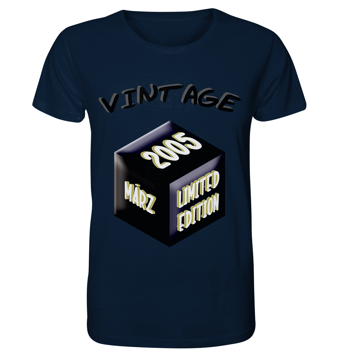 Vintage 2005 MÄRZ Limited Edition, Geschenk zum 18 - Organic Basic Shirt