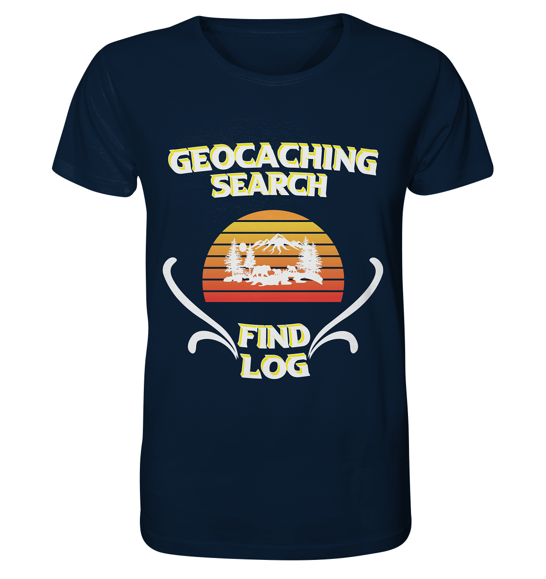 Geocaching, Suchen, Finden und Log, Geocache - Organic Basic Shirt