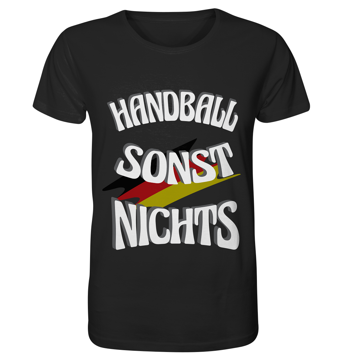 Handball sonst Nichts, mit Leib und Seele Fan, Handballfans - Organic Basic Shirt