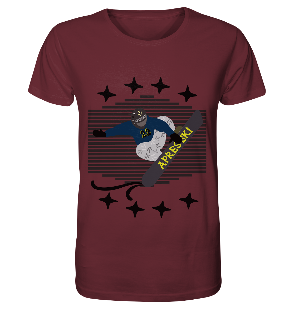Snowboarding, Apres- Ski, Snowboard, - Organic Basic Shirt