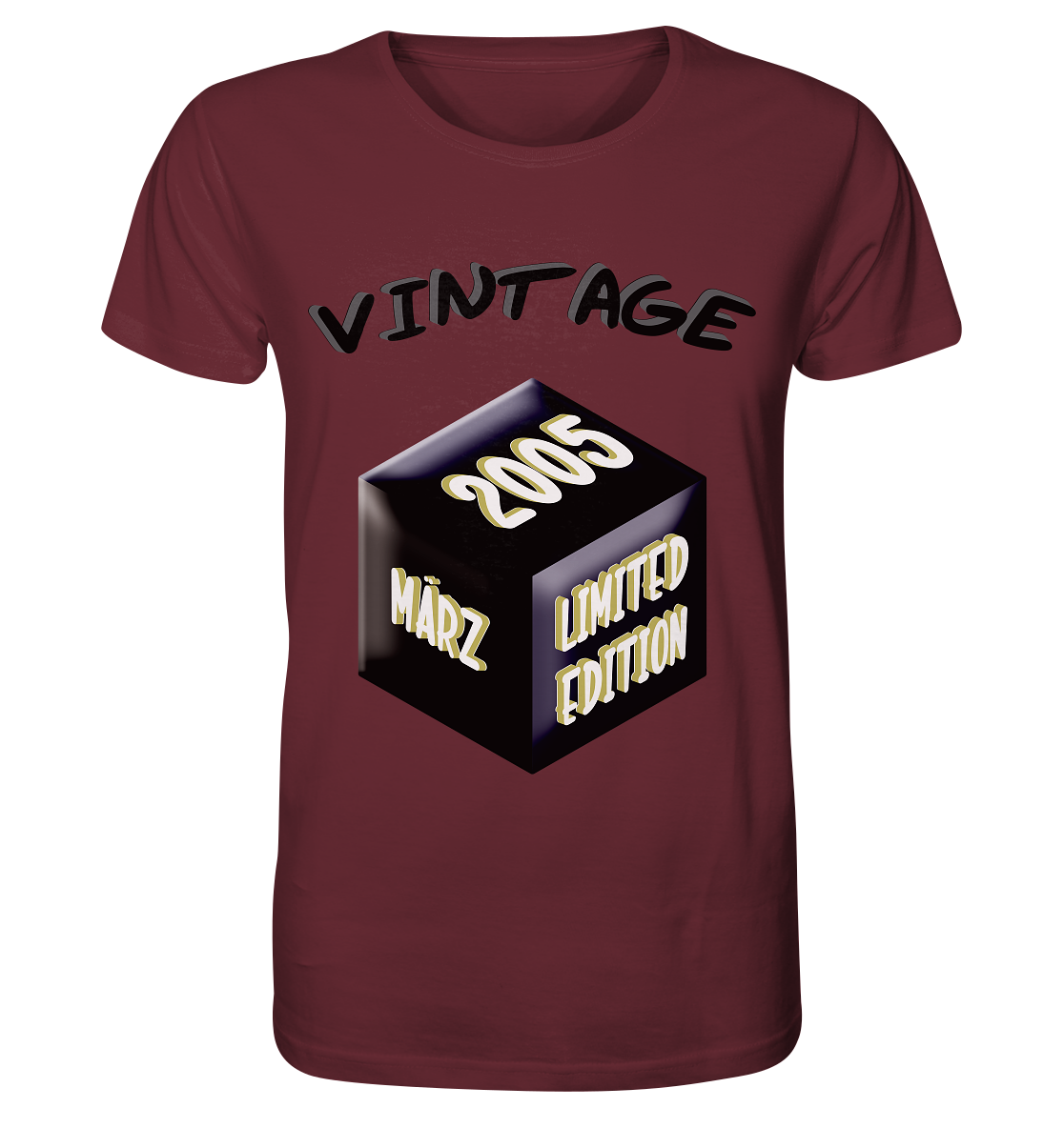 Vintage 2005 MÄRZ Limited Edition, Geschenk zum 18 - Organic Basic Shirt