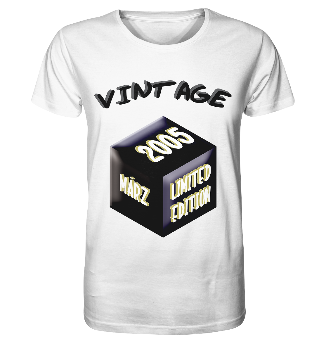 Vintage 2005 MÄRZ Limited Edition, Geschenk zum 18 - Organic Basic Shirt