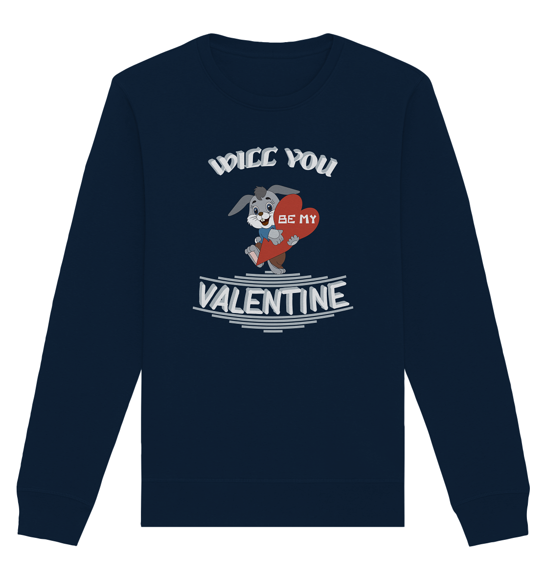 Valentine, Valentinstag am 14. Februar, Geschenkideen - Organic Basic Unisex Sweatshirt