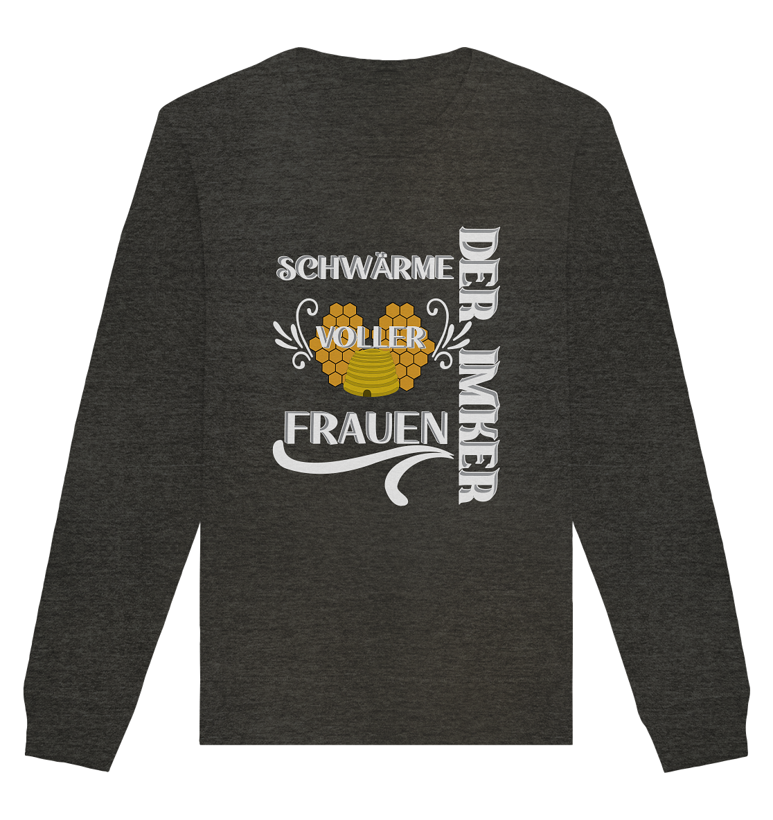 Der Imker, schwärme voller Frauen, Imkerei, Helden, Helles Motiv - Organic Basic Unisex Sweatshirt
