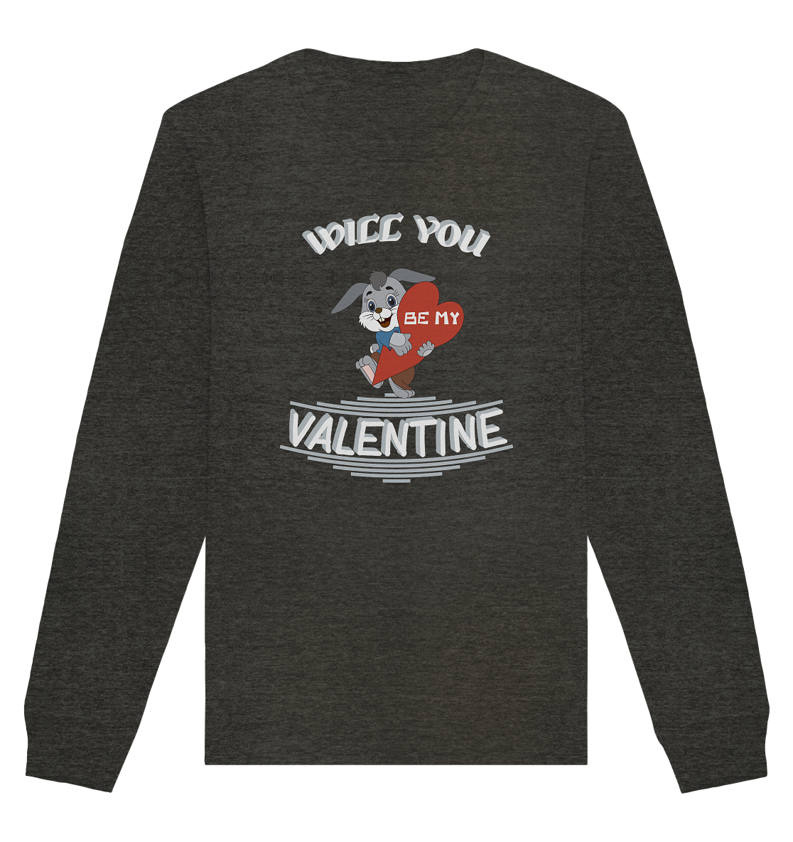 Valentine, Valentinstag am 14. Februar, Geschenkideen - Organic Basic Unisex Sweatshirt