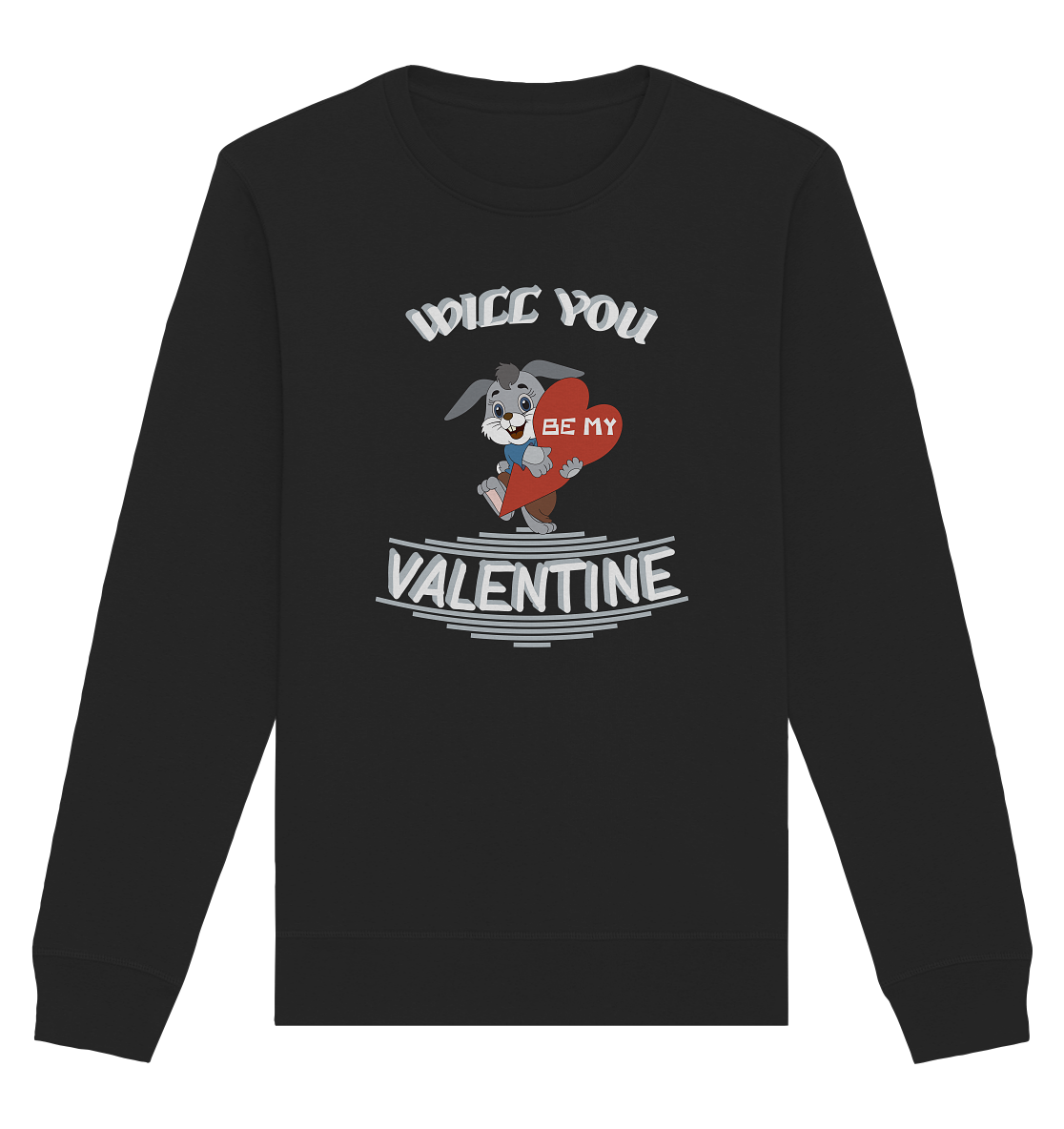 Valentine, Valentinstag am 14. Februar, Geschenkideen - Organic Basic Unisex Sweatshirt