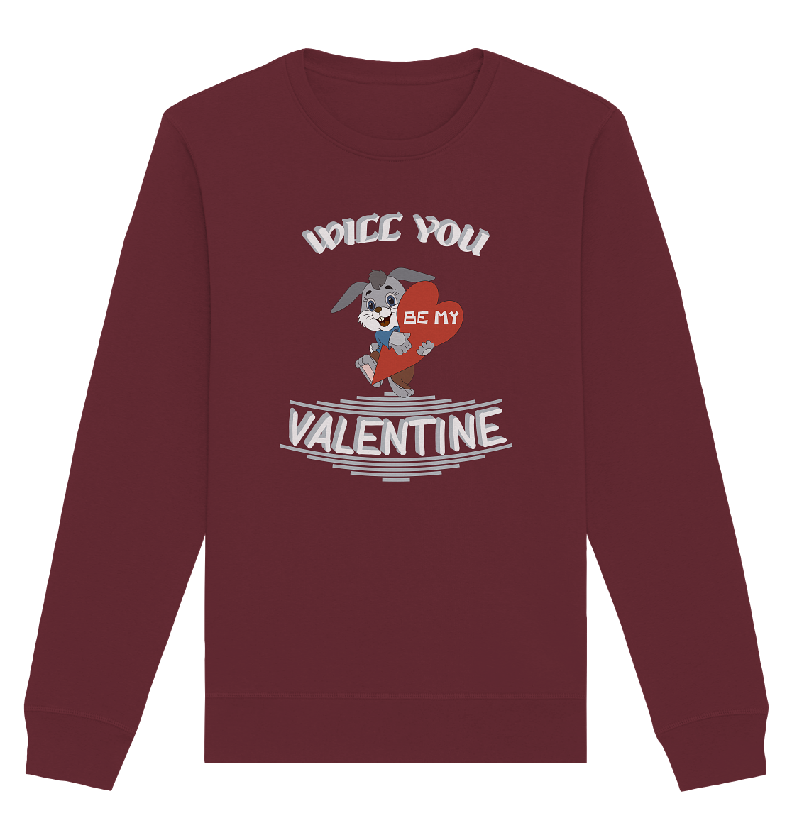 Valentine, Valentinstag am 14. Februar, Geschenkideen - Organic Basic Unisex Sweatshirt