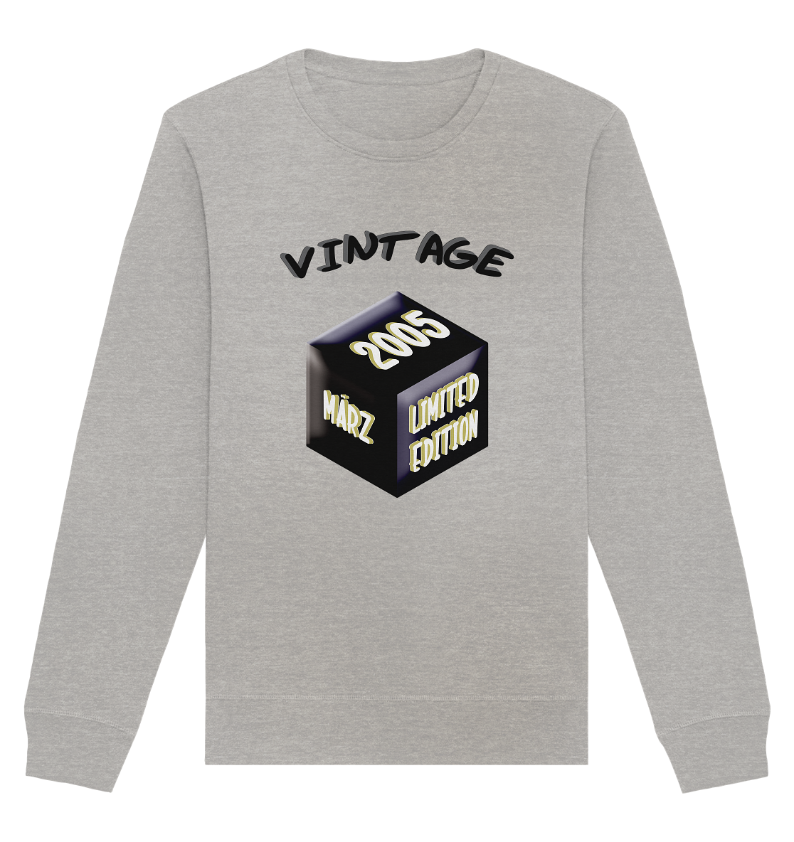 Vintage 2005 MÄRZ Limited Edition, Geschenk zum 18 - Organic Basic Unisex Sweatshirt
