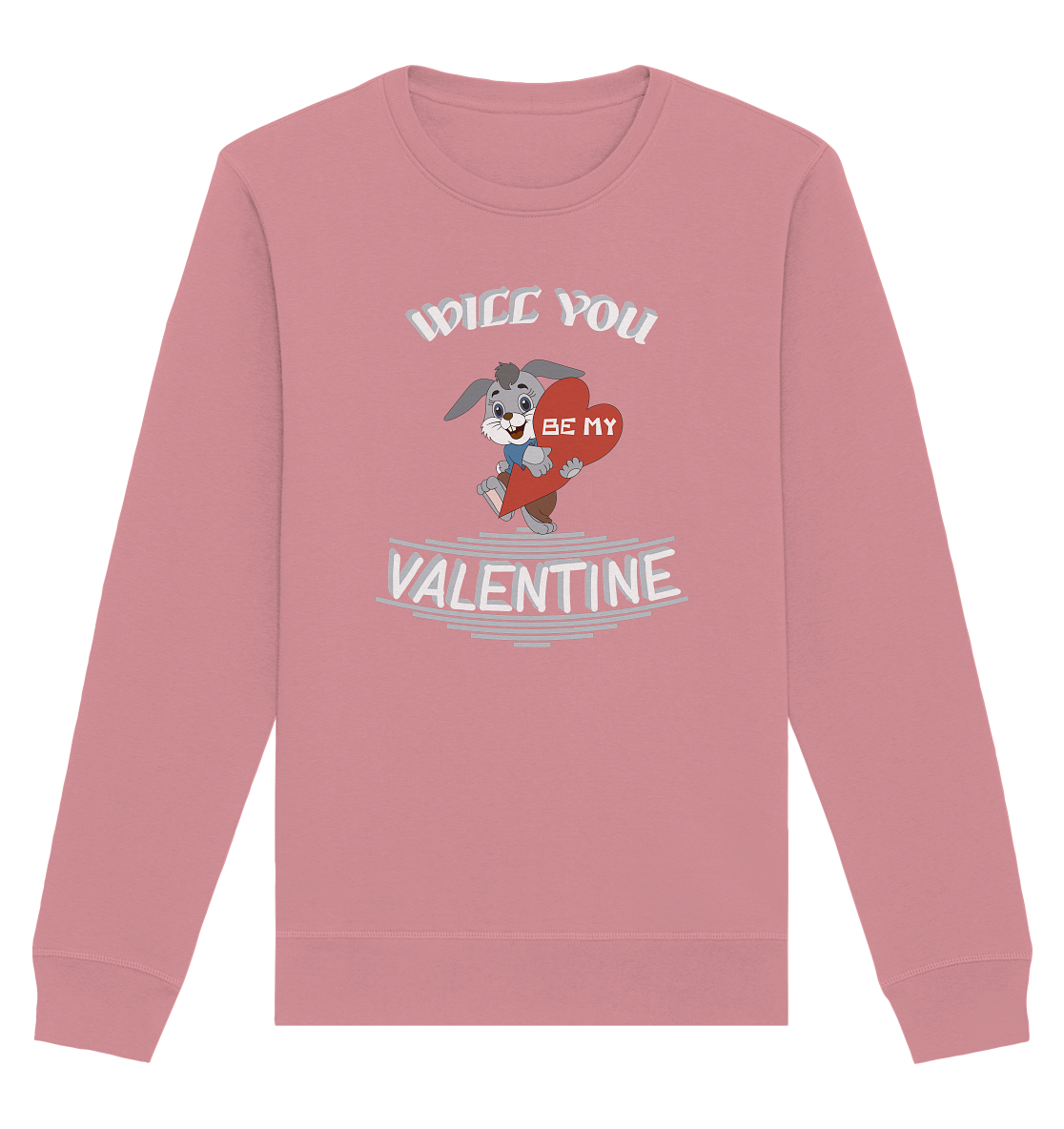 Valentine, Valentinstag am 14. Februar, Geschenkideen - Organic Basic Unisex Sweatshirt