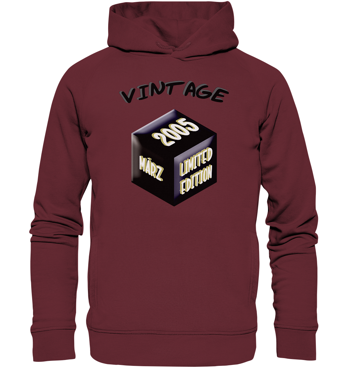 Vintage 2005 MÄRZ Limited Edition, Geschenk zum 18 - Organic Fashion Hoodie