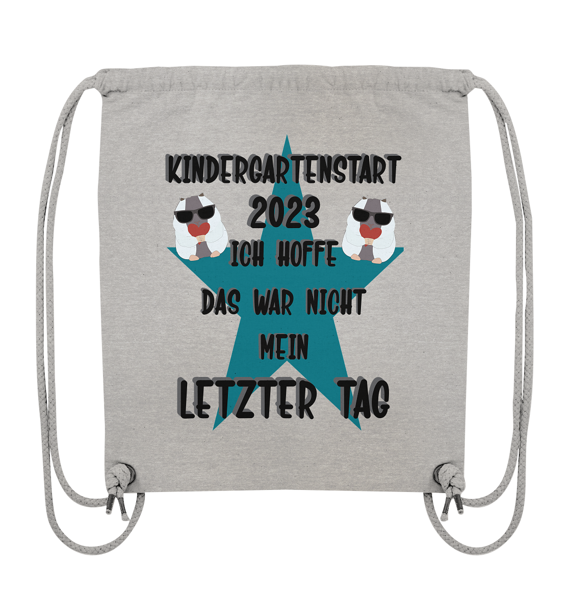 Kindergartenstart 2023, Kiga, Kindergarten Kopie - Organic Gym-Bag