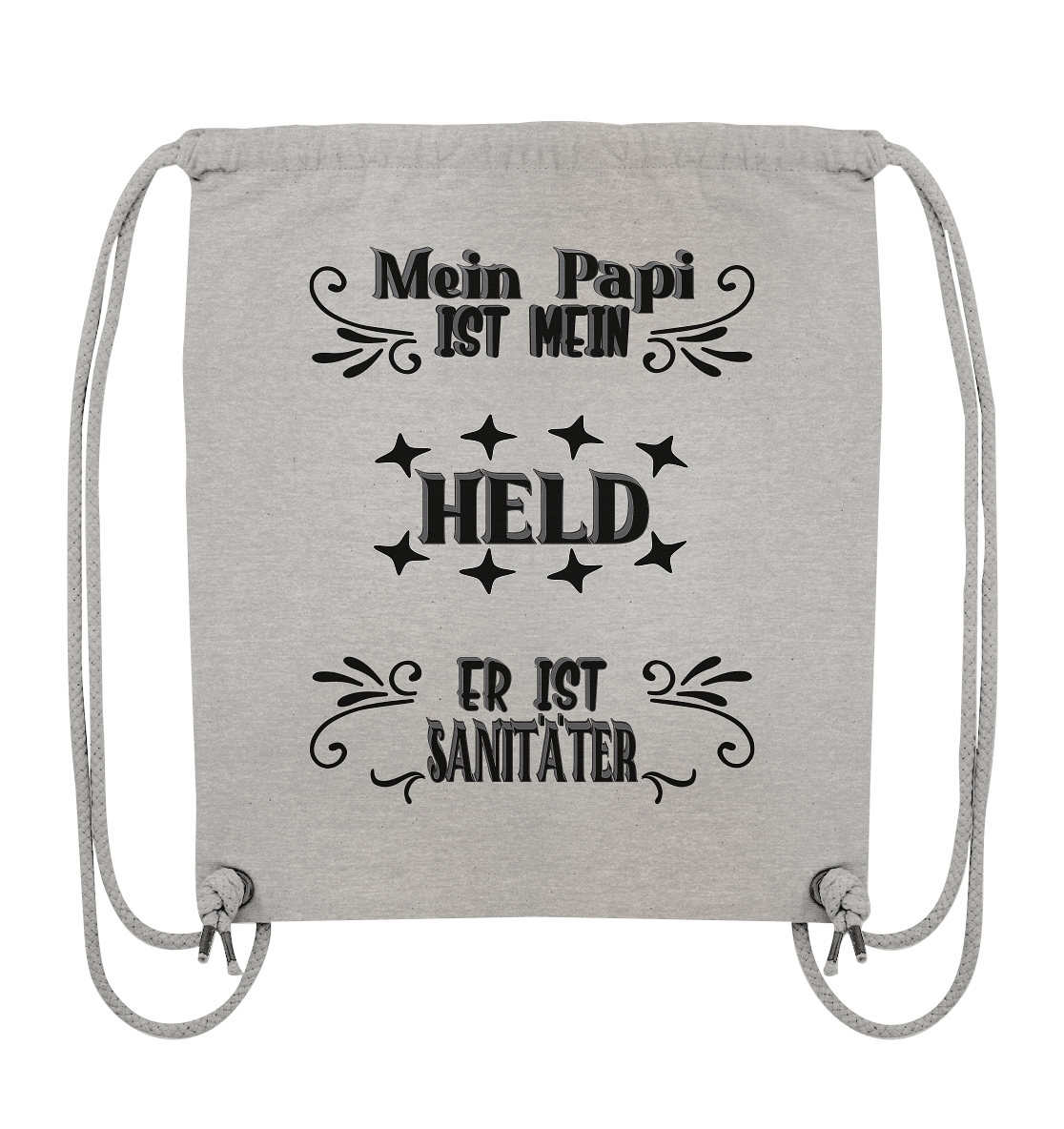 DAS PAPA PROJEKT-MEIN HELD-SANITÄTER- Organic Gym-Bag