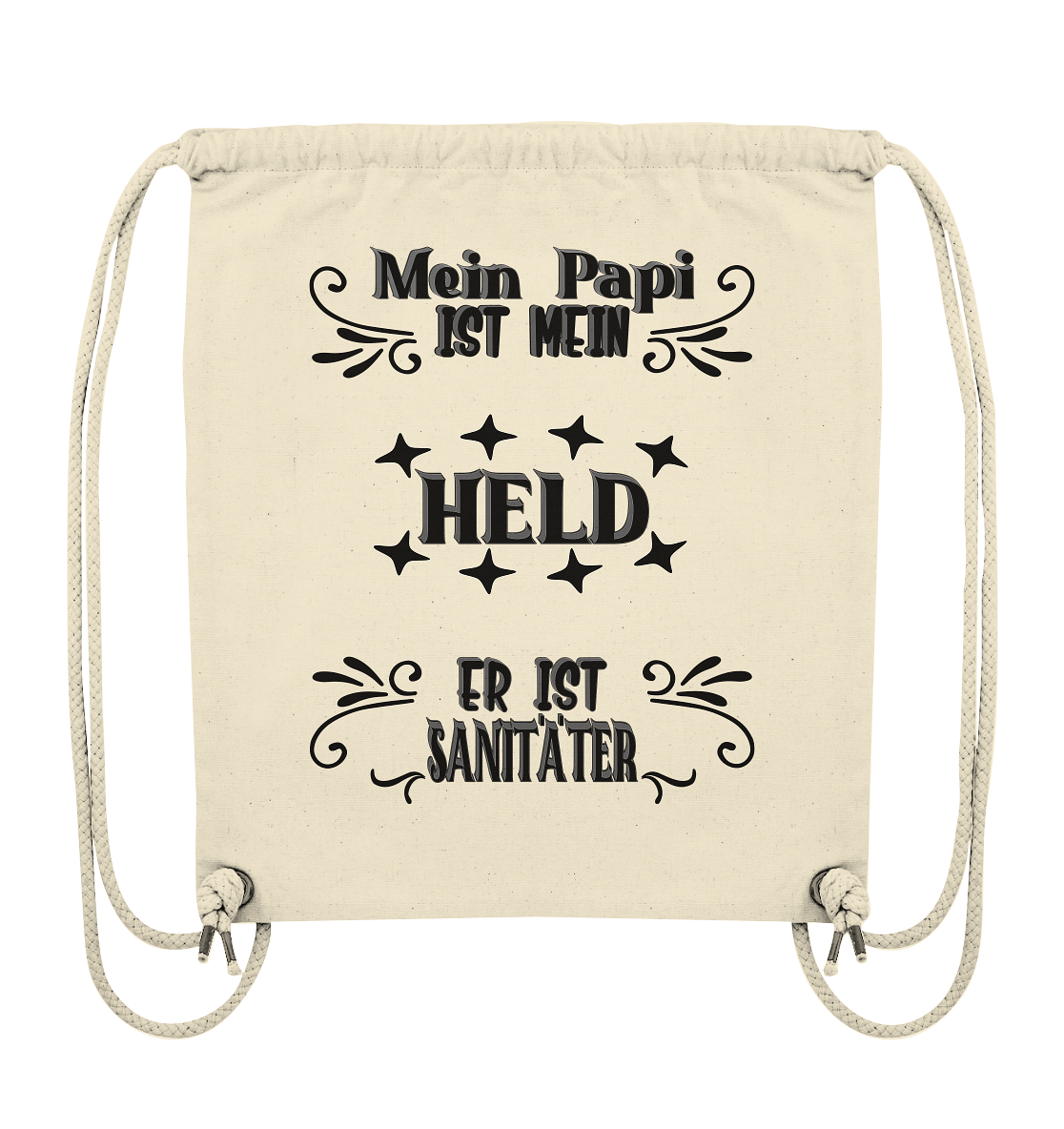 DAS PAPA PROJEKT-MEIN HELD-SANITÄTER- Organic Gym-Bag