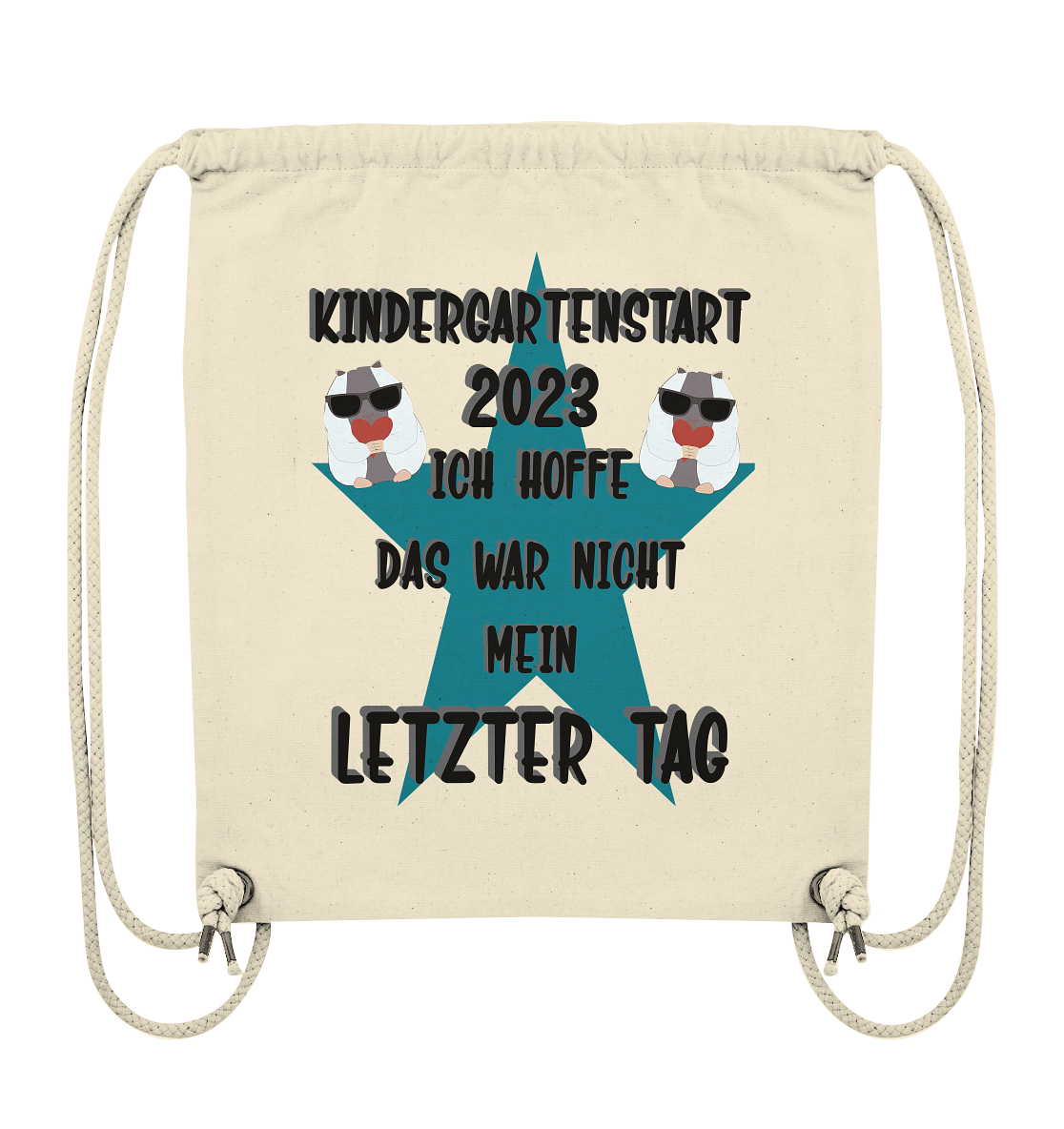 Kindergartenstart 2023, Kiga, Kindergarten Kopie - Organic Gym-Bag