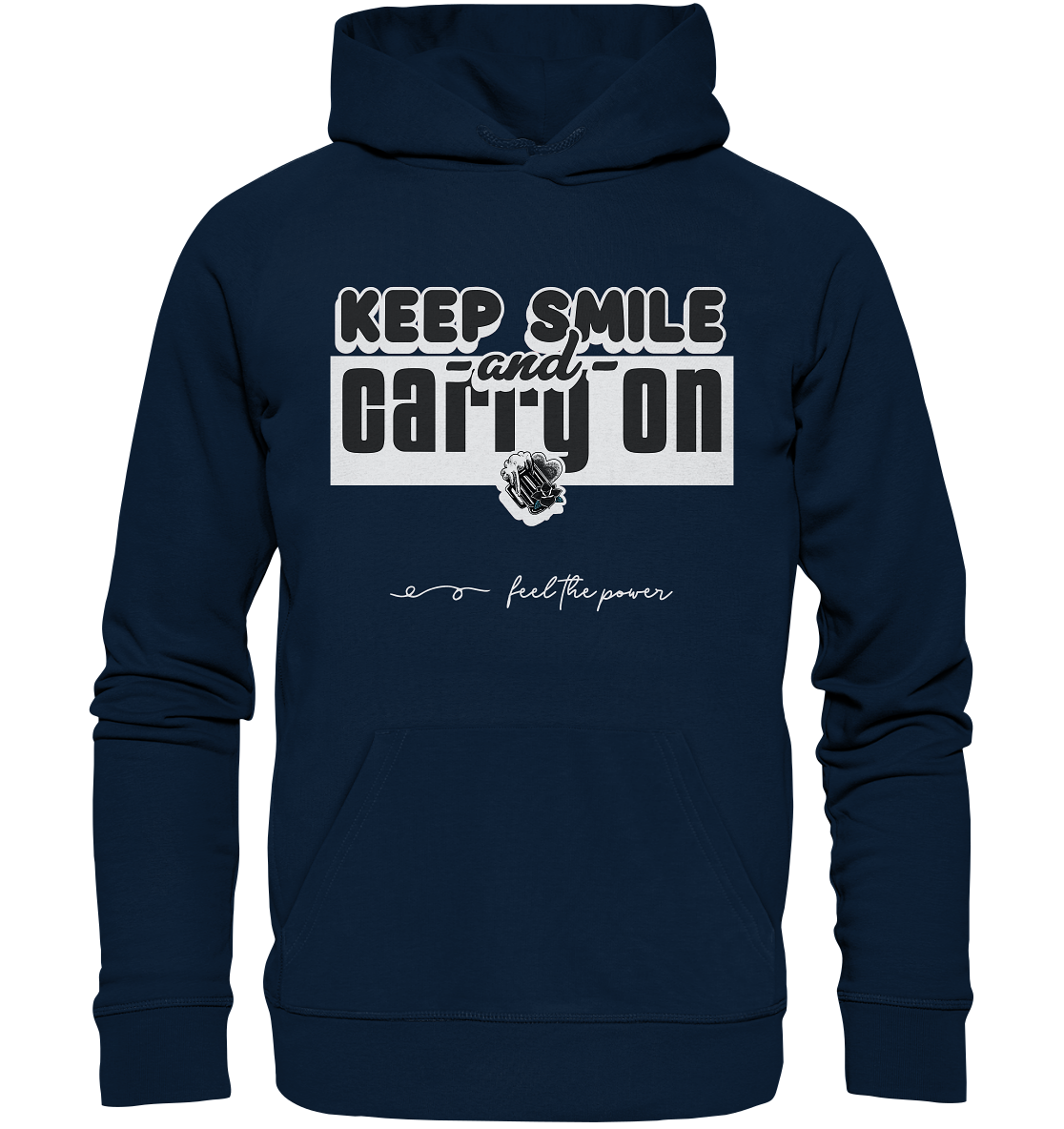 Keep Smile | Organic Hoodie