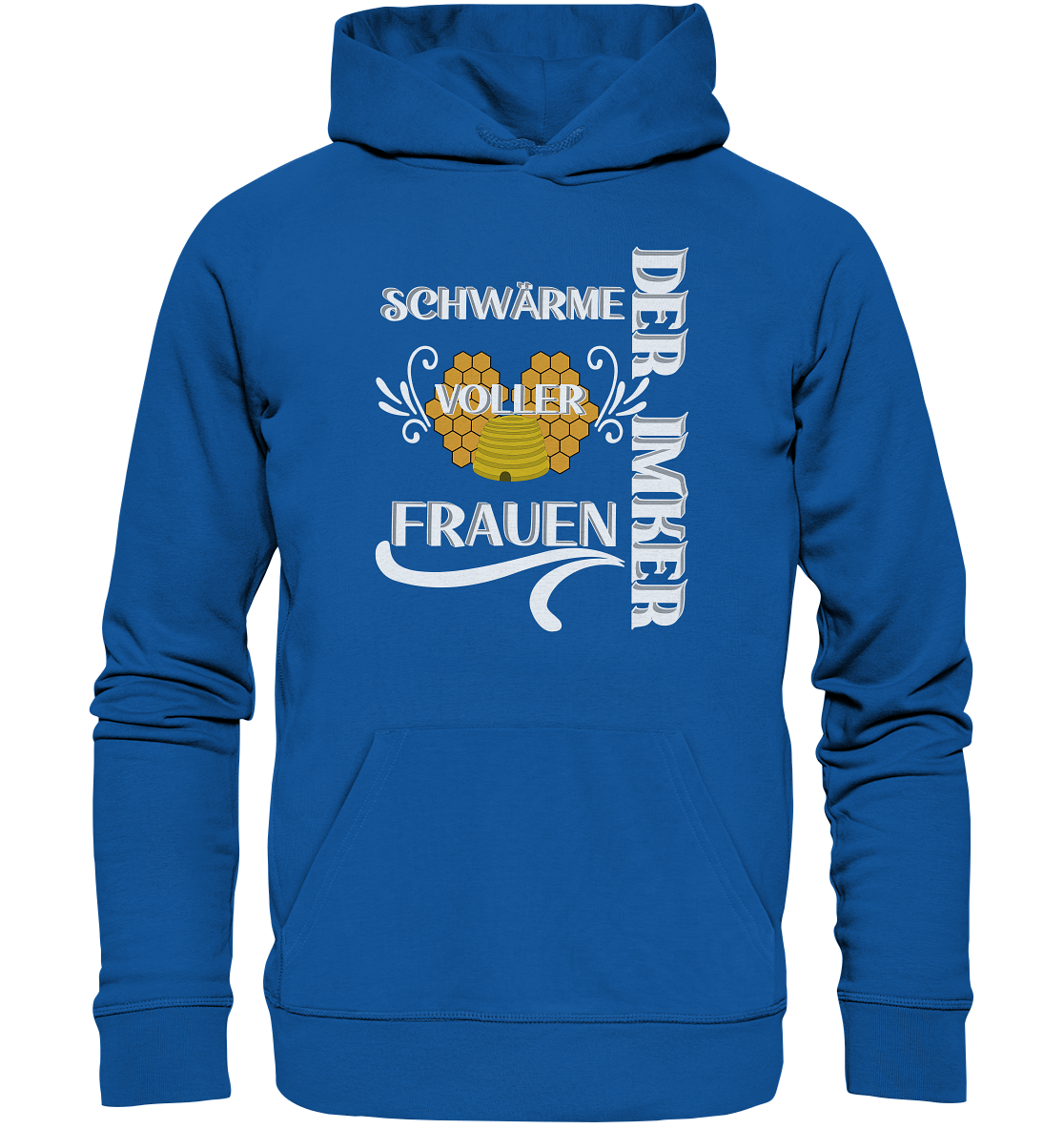 Der Imker, schwärme voller Frauen, Imkerei, Helden, Helles Motiv - Organic Hoodie